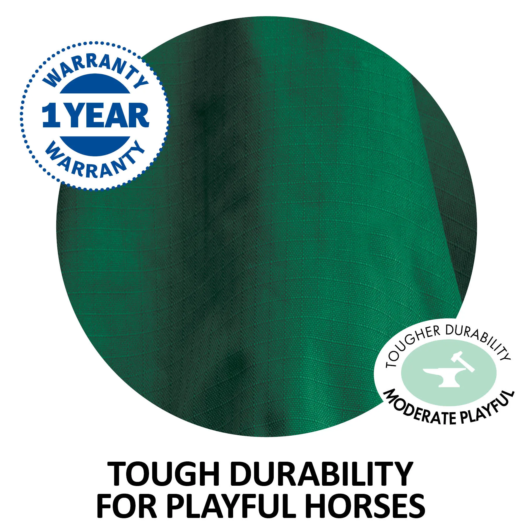 StormShield® Contour Collar SilverTek™ Surcingle 220g Medium Weight Turnout Blanket 6 StormShield® Contour Collar SilverTek™ Surcingle 220g Medium Weight Turnout Blanket - Image 4