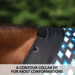 StormShield® Contour Collar Classic Limited Edition Diamond Surcingle Turnouts -Schneiders Shop 44884c feature b overlay