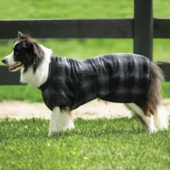 Dura-Tech® Windowpane Plaid Fleece Dog Coat -Schneiders Shop 45333c alt c