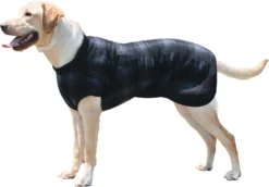 Dura-Tech® Windowpane Plaid Fleece Dog Coat -Schneiders Shop 45333c black