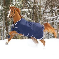 Horseware® Rambo® Original Medium Weight Turnout Blanket With Leg Arches -Schneiders Shop 45343 navysilver